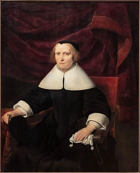 Portrait of a Woman, 1656. Creator: Ferdinand Bol