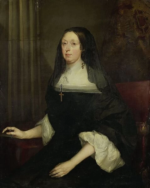 Portrait of a Woman, 1664. Creator: Pieter Borsseler