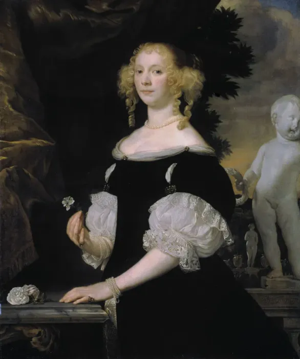 Framed Print : Portrait of a Woman, 1670 Framed Print : Portrait of a Woman, 1670