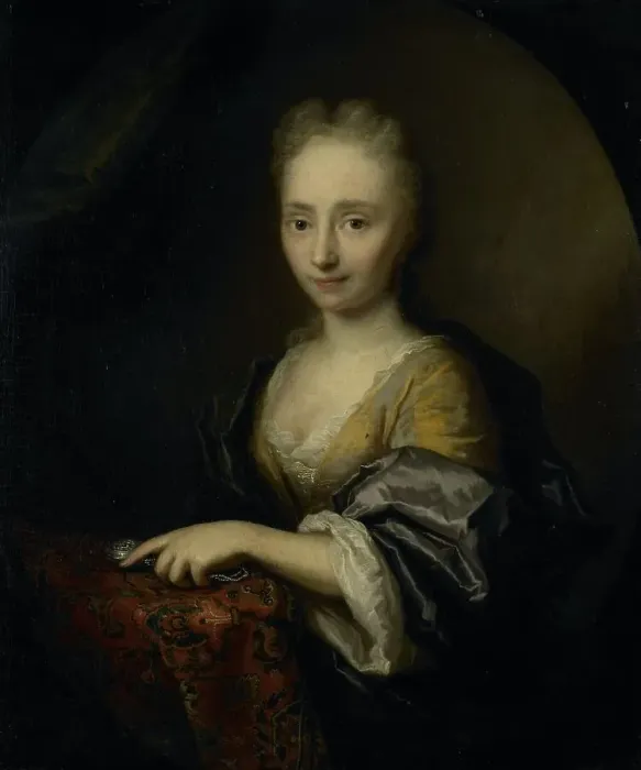 Framed Print : Portrait of a Woman, 1690-1729. Creator: Arnold Boonen Framed Print : Portrait of a Woman, 1690-1729. Creator: Arnold Boonen