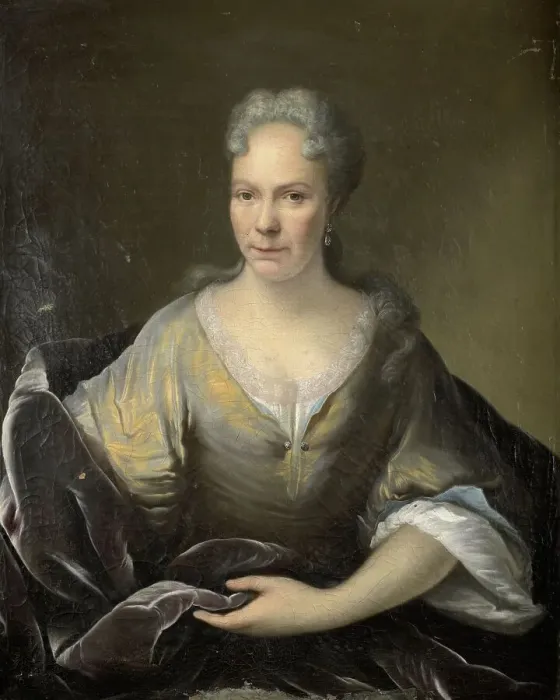 Framed Print : Portrait of a Woman, 1690-1750. Creator: Unknown Framed Print : Portrait of a Woman, 1690-1750. Creator: Unknown