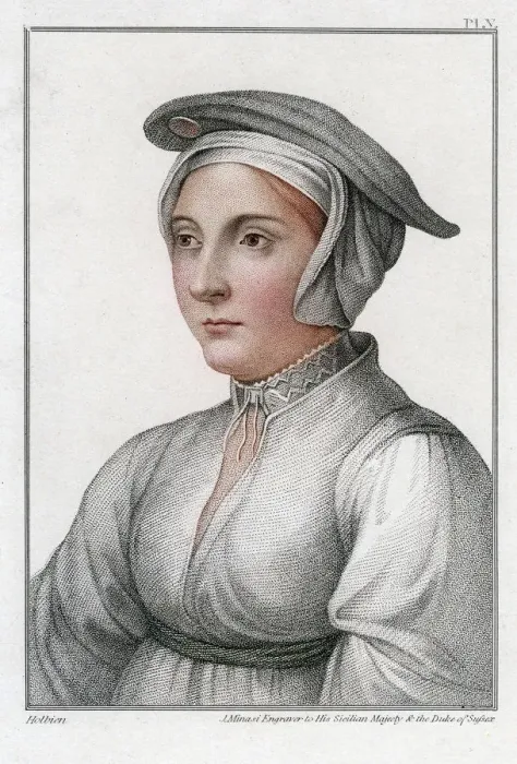 Framed Print : Portrait of a woman, 16th century. Artist: J Minasi Framed Print : Portrait of a woman, 16th century. Artist: J Minasi