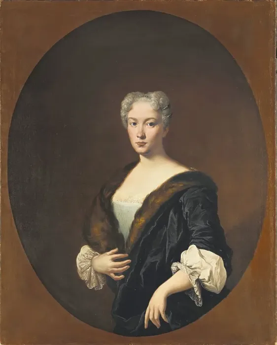 Framed Print : Portrait of a Woman, 1740. Creator: Giacomo Ceruti Framed Print : Portrait of a Woman, 1740. Creator: Giacomo Ceruti