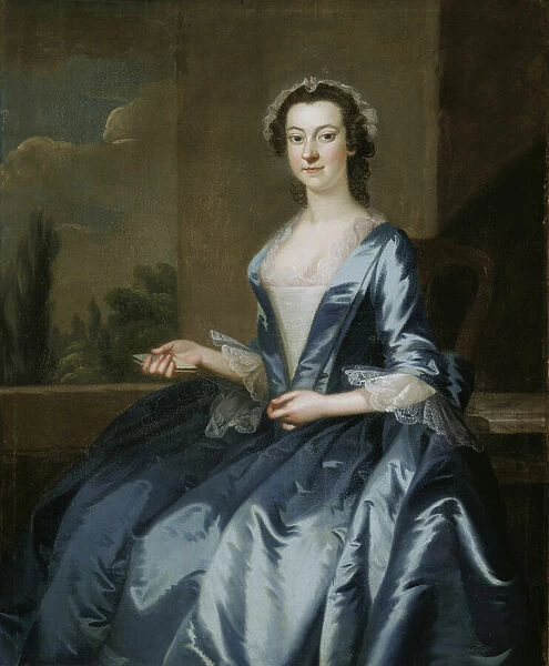 Portrait of a woman, 1749  /  52. Creator: John Wollaston