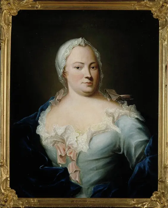 Framed Print : Portrait of a Woman, 1755. Creator: Isak Wacklin Framed Print : Portrait of a Woman, 1755. Creator: Isak Wacklin