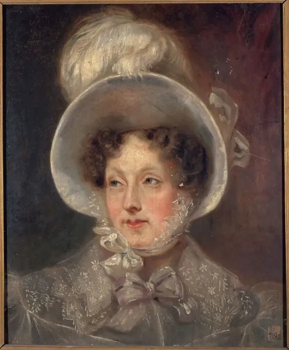 Framed Print : Portrait of a woman, between 1807 and 1847. Creator: Unknown Framed Print : Portrait of a woman, between 1807 and 1847. Creator: Unknown