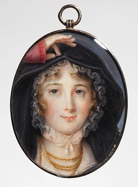 Portrait of a Woman, 1810s. Creator: Louis-Marie Autissier (French, 1772-1830)