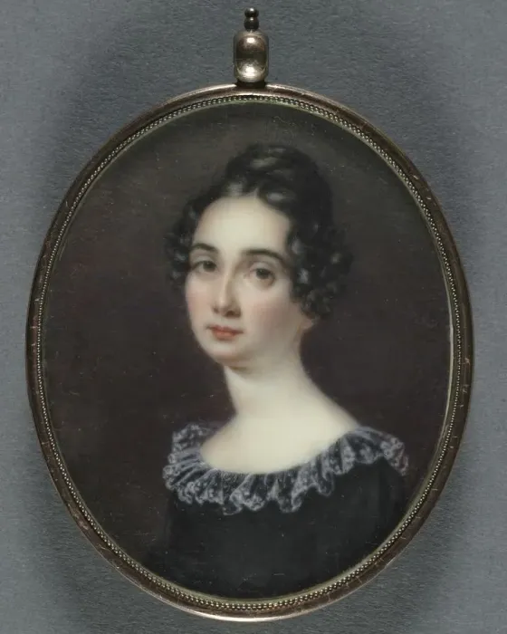 Framed Print : Portrait of a Woman, 1820. Creator: Anna Claypoole Peale (American, 1791-1878) Framed Print : Portrait of a Woman, 1820. Creator: Anna Claypoole Peale (American, 1791-1878)