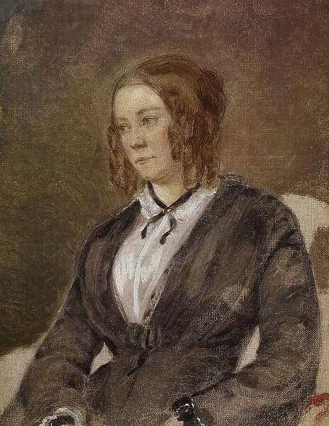 Portrait of a Woman, 1846-1849. Creator: Richard Caton Woodville