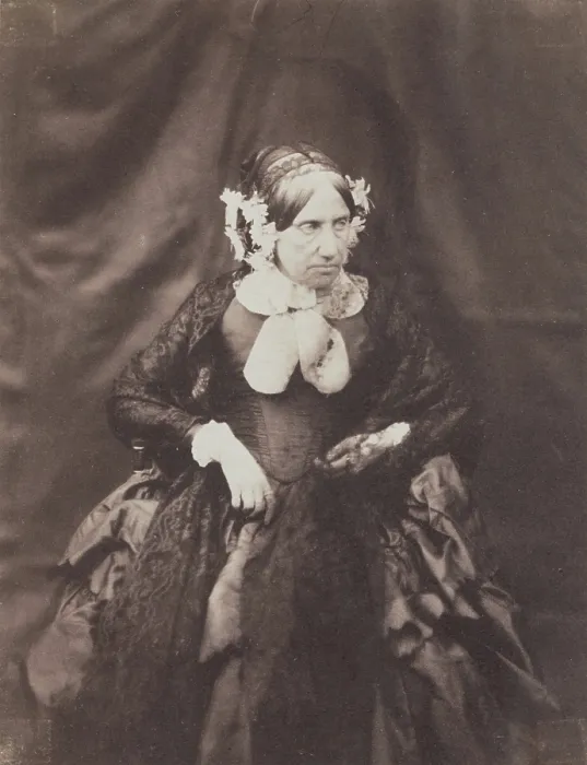 Framed Print : Portrait of a Woman, 1852. Creator: Joseph Vigier Framed Print : Portrait of a Woman, 1852. Creator: Joseph Vigier