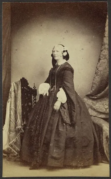 Framed Print : Portrait of a Woman, 1860s. Creator: Unknown Framed Print : Portrait of a Woman, 1860s. Creator: Unknown