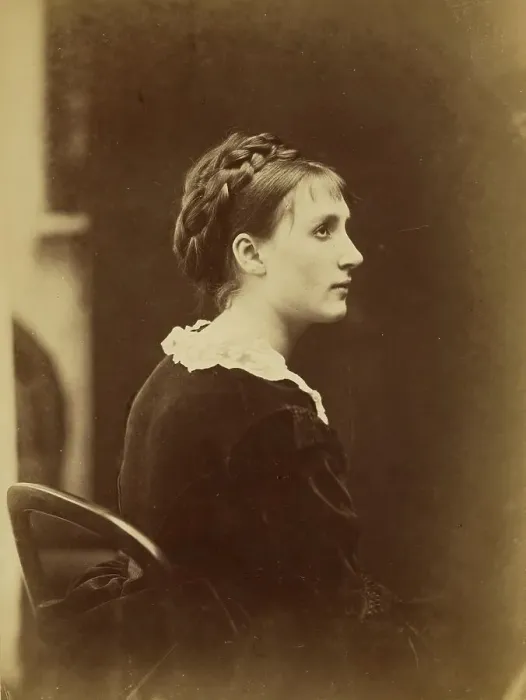 Framed Print : Portrait of a Woman, 1873. Creator: Unknown Framed Print : Portrait of a Woman, 1873. Creator: Unknown