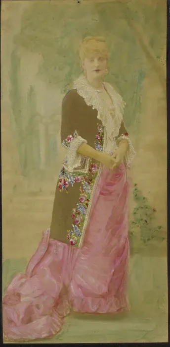 Framed Print : Portrait of a Woman, about 1880. Creator: Isidore Alphonse Chalot Framed Print : Portrait of a Woman, about 1880. Creator: Isidore Alphonse Chalot