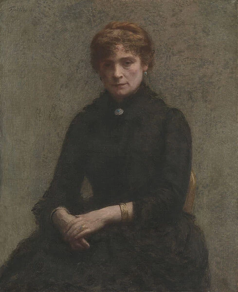 Portrait of a Woman, 1885. Creator: Henri Fantin-Latour