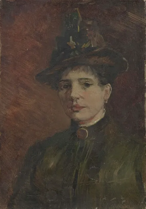Framed Print : Portrait of a Woman, 1886. Creator: Gogh, Vincent, van (1853-1890) Framed Print : Portrait of a Woman, 1886. Creator: Gogh, Vincent, van (1853-1890)