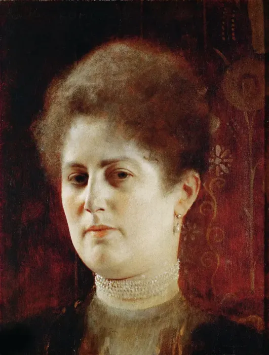 Framed Print : Portrait of a woman, 1894. Creator: Klimt, Gustav (1862-1918) Framed Print : Portrait of a woman, 1894. Creator: Klimt, Gustav (1862-1918)