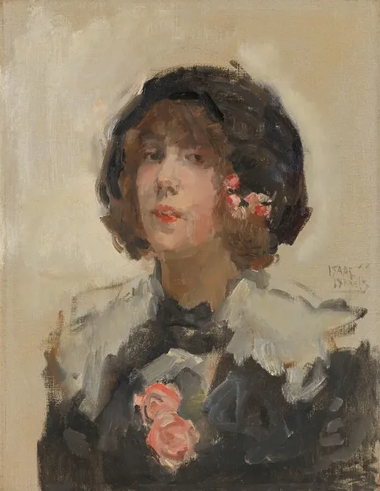 Framed Print : Portrait of a Woman, 1900-1922. Creator: Isaac Lazerus Israels Framed Print : Portrait of a Woman, 1900-1922. Creator: Isaac Lazerus Israels