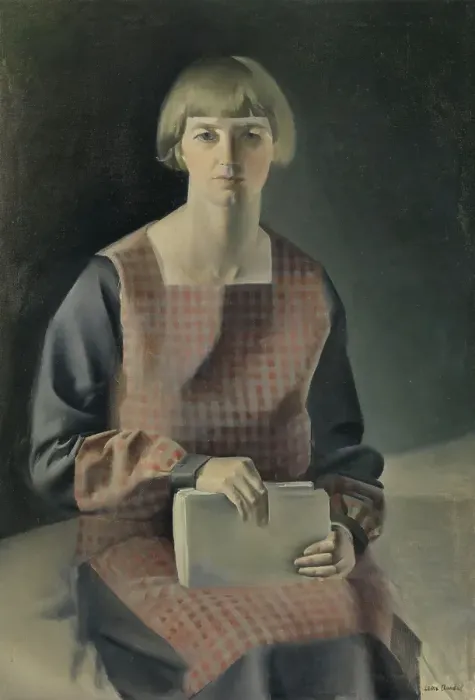 Framed Print : Portrait of a Woman, 1925. Creator: Leon Aurdal Framed Print : Portrait of a Woman, 1925. Creator: Leon Aurdal