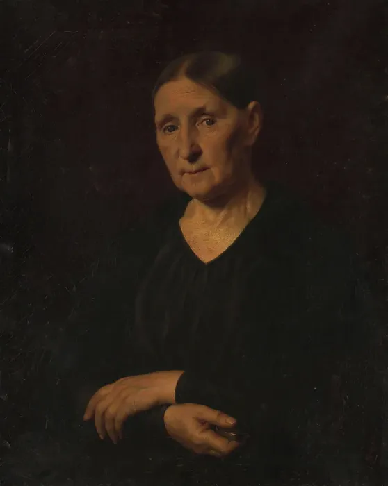 Framed Print : Portrait of a woman, arms crossed. Creator: Fedor Petrovic Cumakov Framed Print : Portrait of a woman, arms crossed. Creator: Fedor Petrovic Cumakov