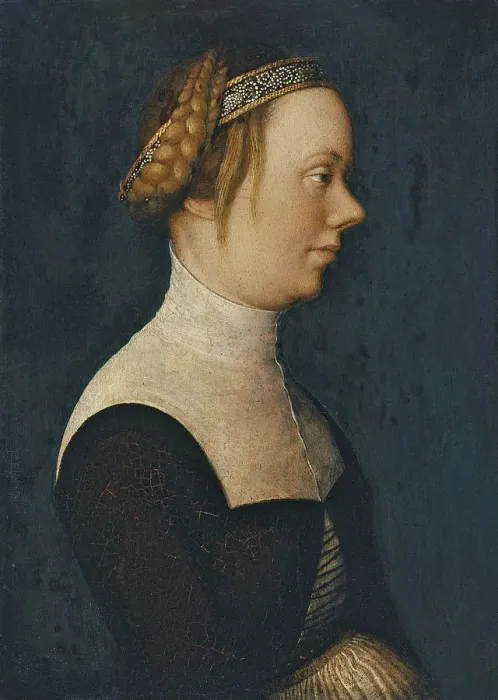 Framed Print : Portrait of a Woman. Artist: Holbein, Hans, the Younger (1497-1543) Framed Print : Portrait of a Woman. Artist: Holbein, Hans, the Younger (1497-1543)