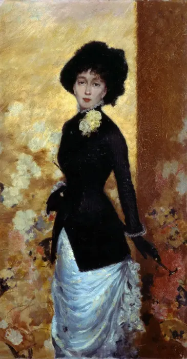 Framed Print : Portrait of a Woman. Artist: De Nittis, Giuseppe (1846-1884) Framed Print : Portrait of a Woman. Artist: De Nittis, Giuseppe (1846-1884)