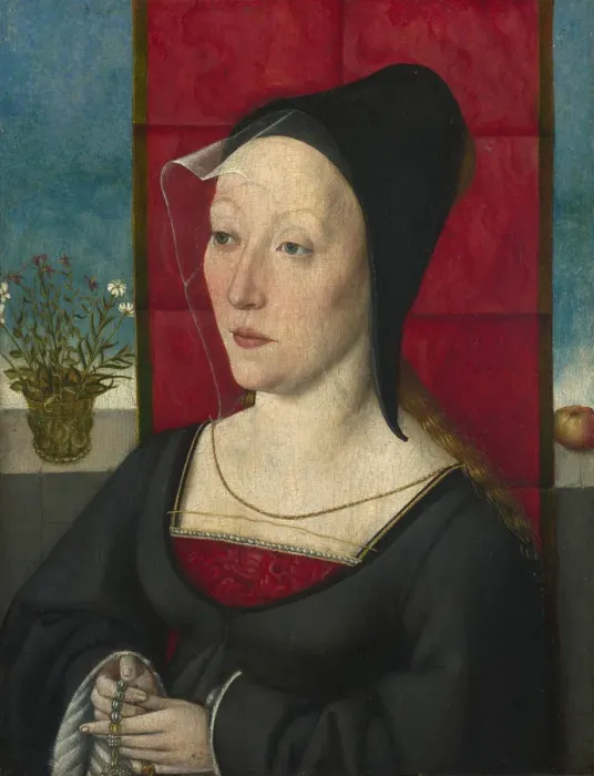 Framed Print : Portrait of a Woman, c. 1495. Artist: Master of Cologne (active ca 1500) Framed Print : Portrait of a Woman, c. 1495. Artist: Master of Cologne (active ca 1500)
