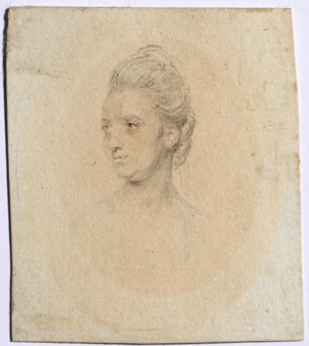 Framed Print : Portrait of a Woman, c. 1772. Creator: John I Smart (British, 1741-1811) Framed Print : Portrait of a Woman, c. 1772. Creator: John I Smart (British, 1741-1811)