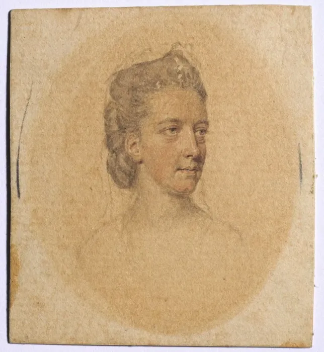 Framed Print : Portrait of a Woman, c. 1775. Creator: John I Smart (British, 1741-1811) Framed Print : Portrait of a Woman, c. 1775. Creator: John I Smart (British, 1741-1811)