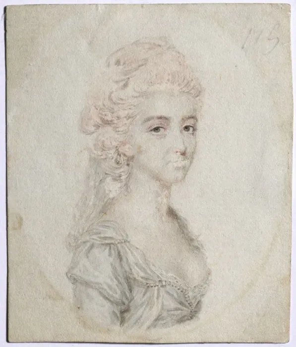 Framed Print : Portrait of a Woman, c. 1776. Creator: John I Smart (British, 1741-1811) Framed Print : Portrait of a Woman, c. 1776. Creator: John I Smart (British, 1741-1811)