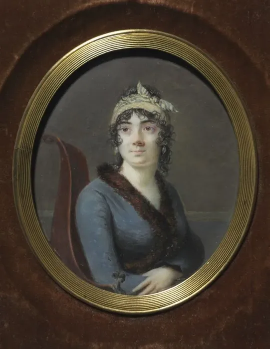 Framed Print : Portrait of a Woman, c. 1820. Creator: Unknown Framed Print : Portrait of a Woman, c. 1820. Creator: Unknown