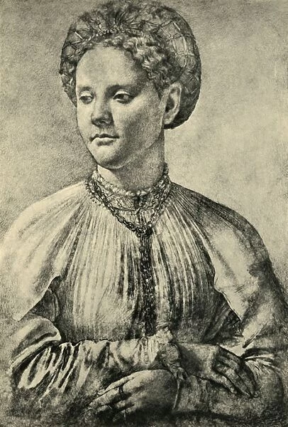 Portrait of a woman, c1515-1557, (1943). Creator: Jacopo Pontormo