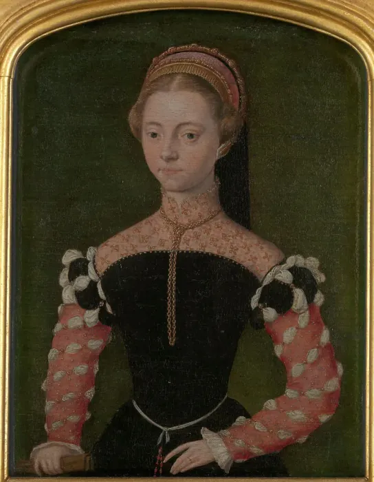 Framed Print : Portrait of a Woman, c1545. Creator: Catharina van Hemessen Framed Print : Portrait of a Woman, c1545. Creator: Catharina van Hemessen