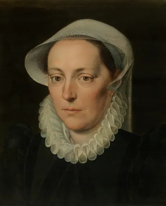 Framed Print : Portrait of a Woman, c1550-1580. Creator: Pieter Pourbus Framed Print : Portrait of a Woman, c1550-1580. Creator: Pieter Pourbus