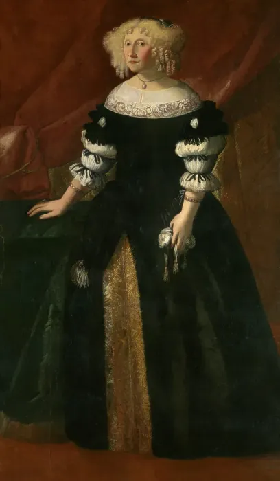 Framed Print : Portrait of a Woman, c1630-1680s. Creator: Justus Sustermans Framed Print : Portrait of a Woman, c1630-1680s. Creator: Justus Sustermans
