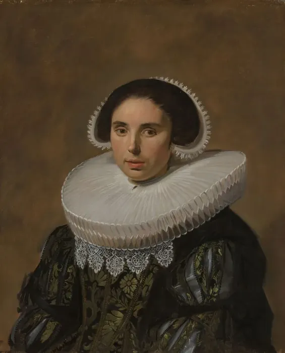 Framed Print : Portrait of a Woman, c.1635. Creator: Frans Hals Framed Print : Portrait of a Woman, c.1635. Creator: Frans Hals