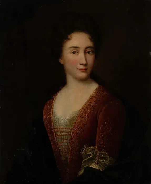 Framed Print : Portrait of a Woman, c1730s. Creator: Ivan Vishnyakov Framed Print : Portrait of a Woman, c1730s. Creator: Ivan Vishnyakov