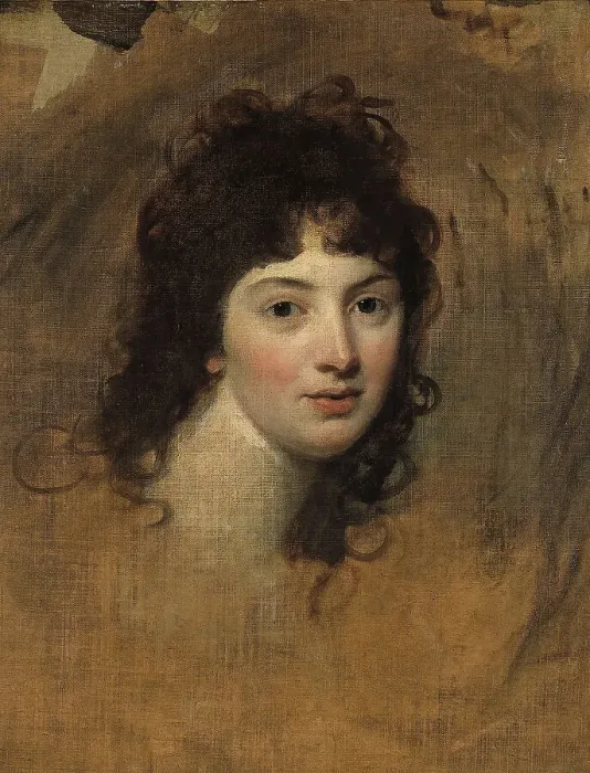 Framed Print : Portrait of a woman, c1780. Creator: George Romney Framed Print : Portrait of a woman, c1780. Creator: George Romney