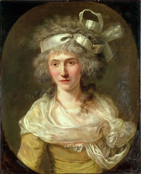Framed Print : Portrait of a woman, c1785. Creator: Unknown