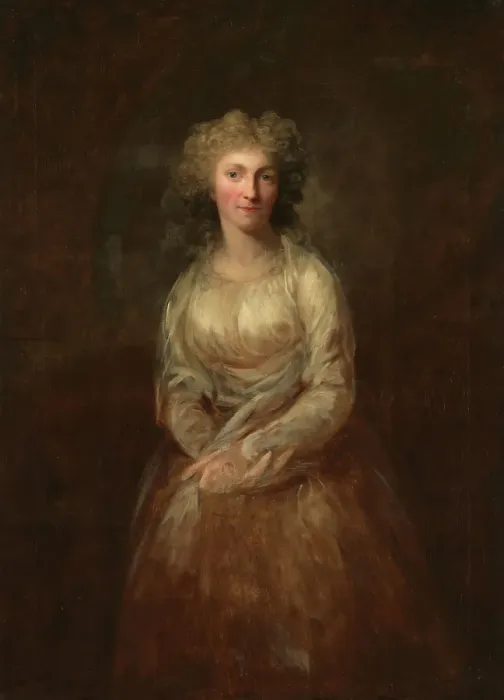 Framed Print : Portrait of a Woman, c1790. Creator: Anton Graff Framed Print : Portrait of a Woman, c1790. Creator: Anton Graff
