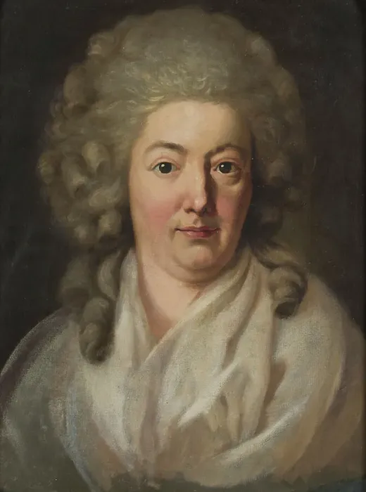 Framed Print : Portrait of a Woman, c18th century. Creator: Unknown Framed Print : Portrait of a Woman, c18th century. Creator: Unknown