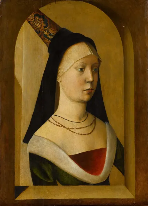 Framed Print : Portrait of a Woman, ca. 1470-80. Creator: Unknown Framed Print : Portrait of a Woman, ca. 1470-80. Creator: Unknown
