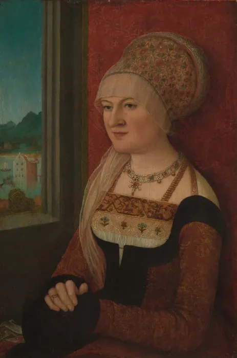 Framed Print : Portrait of a Woman, ca. 1510-15. Creator: Bernhard Strigel Framed Print : Portrait of a Woman, ca. 1510-15. Creator: Bernhard Strigel