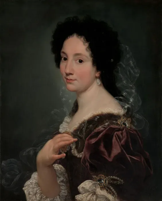 Framed Print : Portrait of a Woman, ca. 1670s. Creator: Giovanni Battista Gaulli Baciccio Framed Print : Portrait of a Woman, ca. 1670s. Creator: Giovanni Battista Gaulli Baciccio