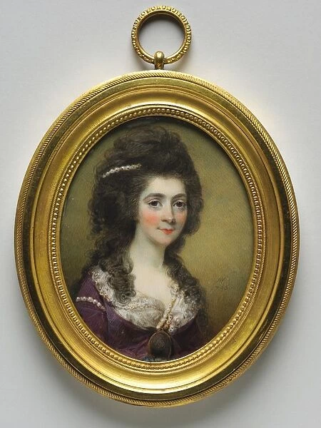 Portrait of a Woman, called Mrs. Close, 1786. Creator: Horace Hone (British, 1756-1825)