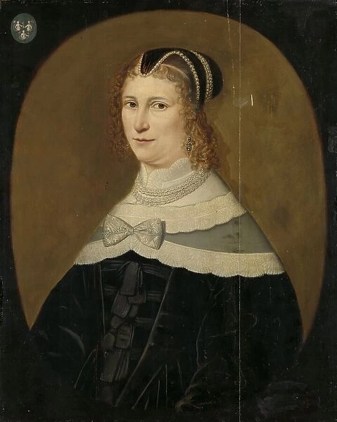 Portrait of a Woman, called Theodora de Visscher, Wife of Jacob Rijswijk, 1640-1650. Creator: Unknown
