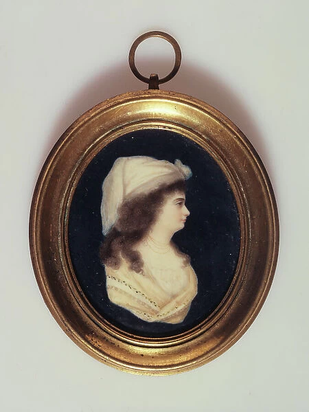 Portrait of a woman in a cameo style, c1800. Creator: English School