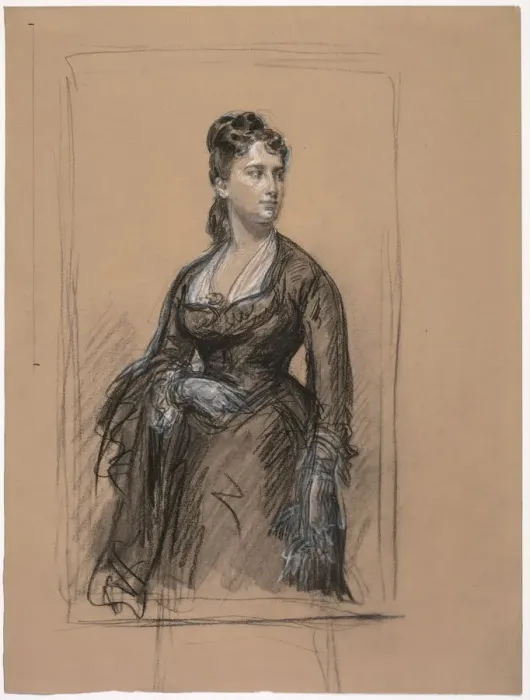 Framed Print : Portrait of a Woman. Creator: Isidore Pils (French, 1813 / 15-1875) Framed Print : Portrait of a Woman. Creator: Isidore Pils (French, 1813 / 15-1875)