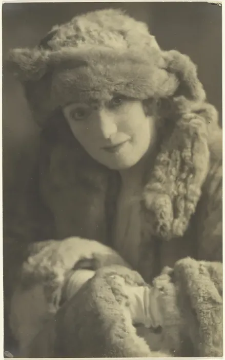 Framed Print : Portrait of a Woman in Furs, 1907-1943. Creator: Louis Fleckenstein Framed Print : Portrait of a Woman in Furs, 1907-1943. Creator: Louis Fleckenstein