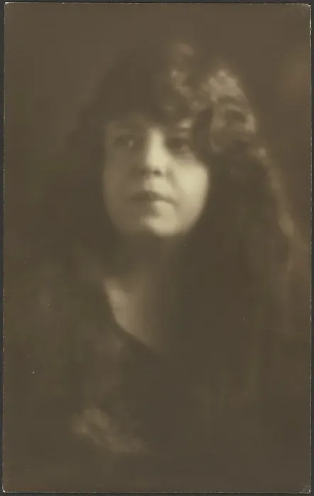 Framed Print : Portrait of a Woman with Hair Down, 1907-1943. Creator: Louis Fleckenstein Framed Print : Portrait of a Woman with Hair Down, 1907-1943. Creator: Louis Fleckenstein