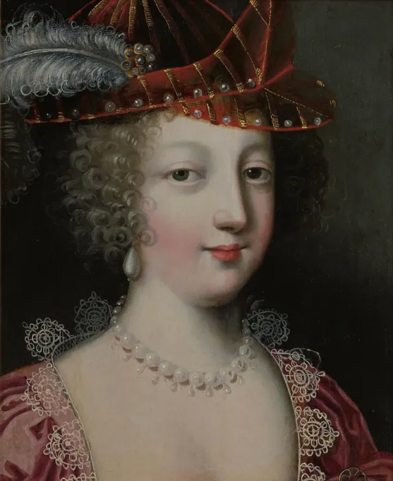 Framed Print : Portrait of a Woman in a Hat, c1630 -1640. Creator: Claude Deruet Framed Print : Portrait of a Woman in a Hat, c1630 -1640. Creator: Claude Deruet
